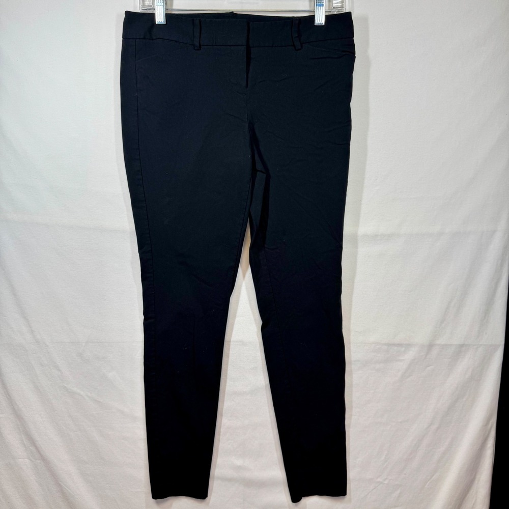 Satinato Black Dress Pants Career Office Wear Stretch Comfort‎ Size 6